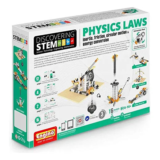 Engino Eng Stem902 Juego De Construccion Leyes De Fisica Para Niños 8 Años