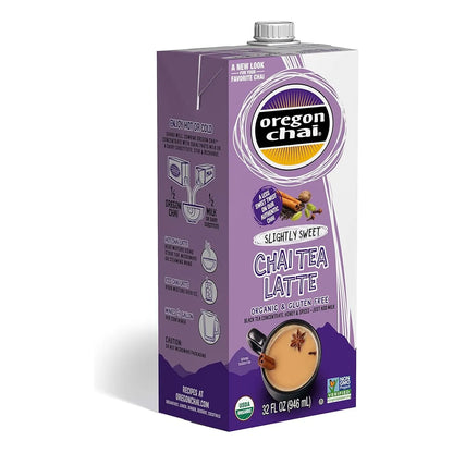 Té Chai Concentrado Líquido Dulce 946 Ml Pack X6 Oregon Chai Negro Especiado