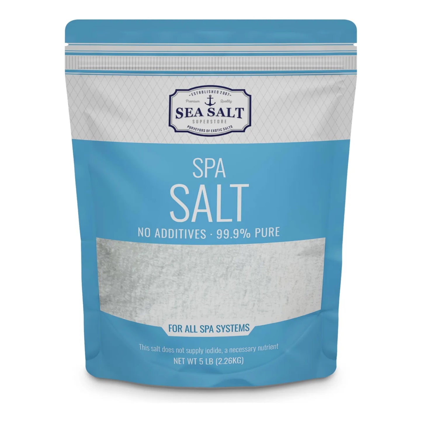 Sal De Spa Para Bañera Hidromasaje Sistema Agua Salada Gener Ultra Pura 5 Libras