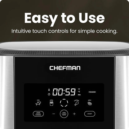 Freidora De Aire Chefman 3 8 Litros Digital 4 6 Personas Menos Aceite