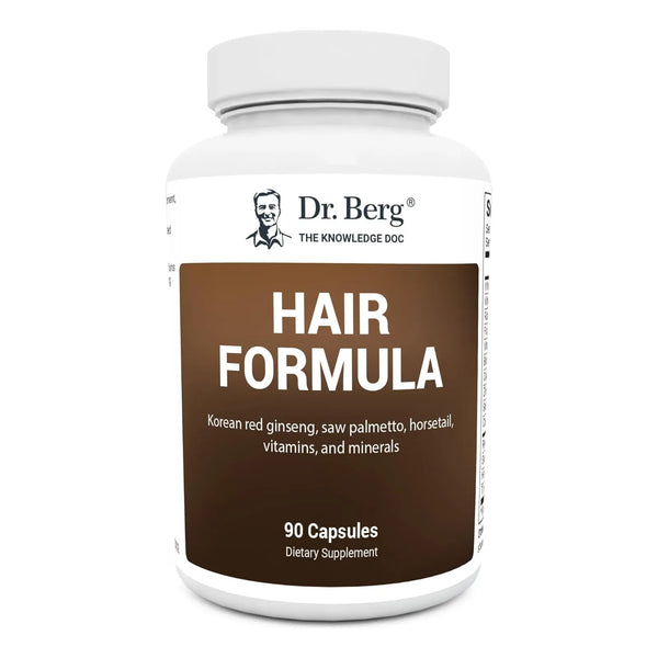 Vitaminas Crecimiento Cabello Biotina Palma De S Dr Berg 90 Cápsulas