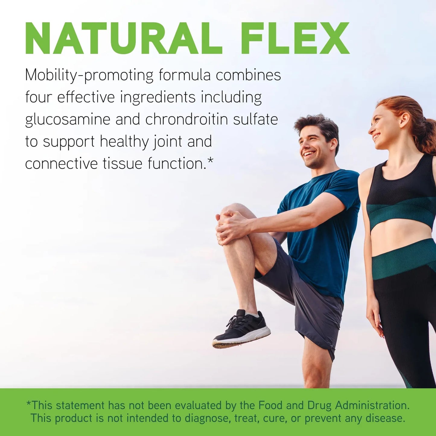 Natural Flex Glucosamina Condroitina 90 Cápsulas Soporte Articular Premium