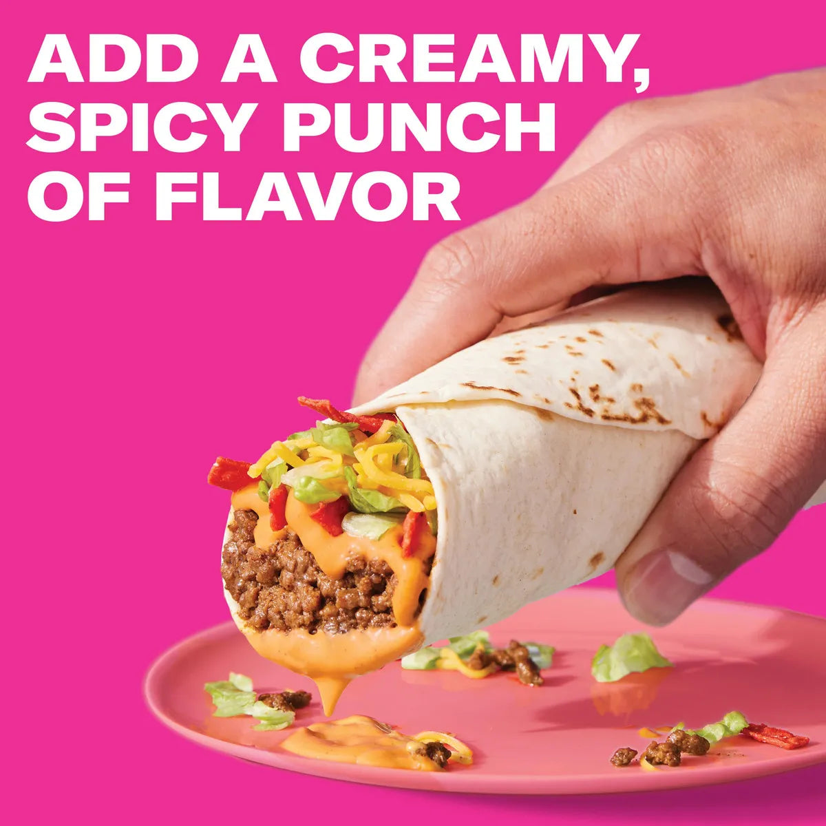 Salsa Cremosa De Chipotle Taco Bell 355 Ml Botella Sabor Auténtico Y Cremoso