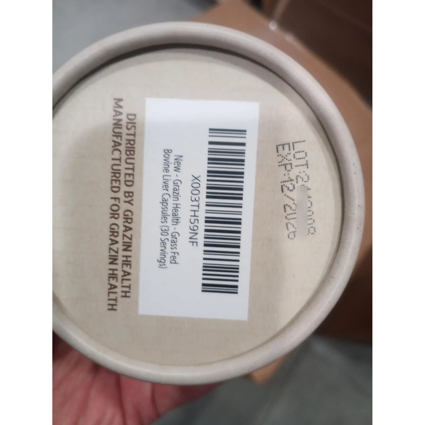 Hígado De Res Liofilizado Alimentado Con Pasto 3000 Mg 30 Cápsulas Nutrición Premium