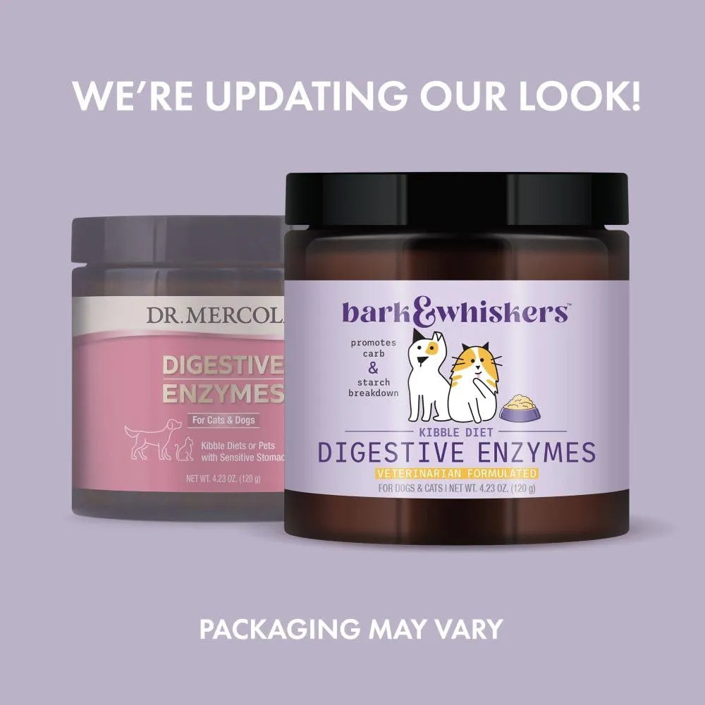 Enzimas Digestivas Para Perros Y Gatos Suplemento Dietético Bark Whiskers 150g
