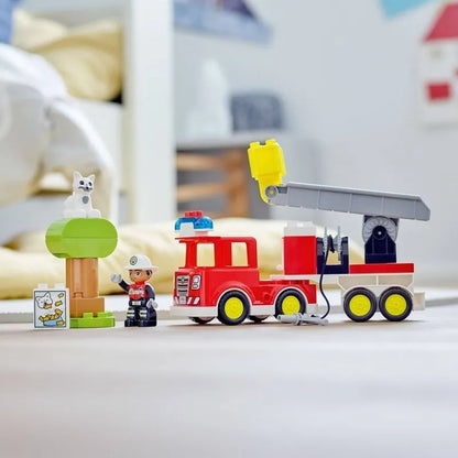 Kit De Construcción Lego Duplo Camión De Bomberos 10969 Con Luces Y Sonido