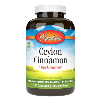 Capsulas De Canela De Ceilan 500 Mg Extracto Natural 180 Unidades