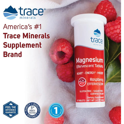 Magnesio Efervescente Para Energía Corazón Y Sueño Saludable Trace Minerals