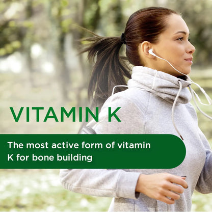 Osteo Bone Health Suplemento Vitaminas K1 K2 D3 Para Huesos Fuertes 180 Cápsulas