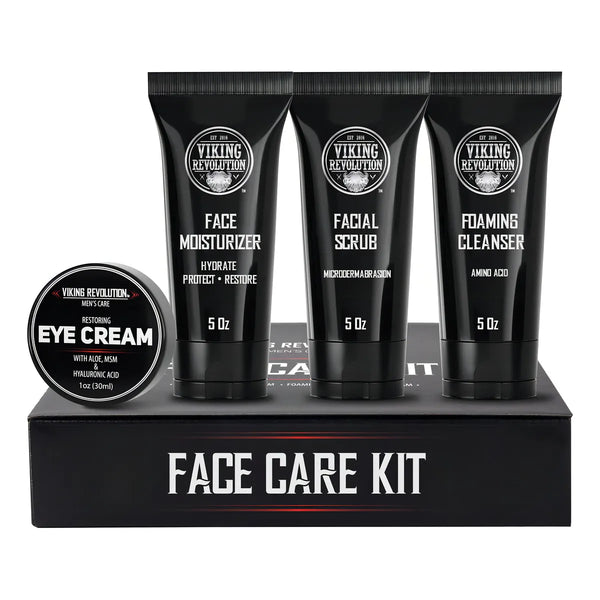 Kit Cuidado Piel Hombre Viking Revolution Hidratacion Y Proteccion Natural