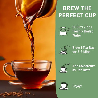 Té Negro Earl Grey Orgánico HANDPICK 100 Bolsitas Doble Bergamota