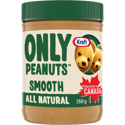 Mantequilla De Maní Suave Natural Kraft 750g Importada De Canadá
