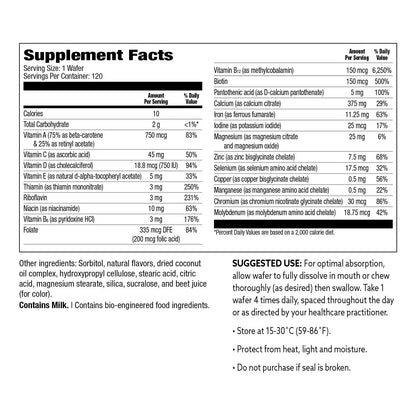 Multivitamina Bariatrica Todo En Uno 375 Mg 120 Und Sabor Muy Berry