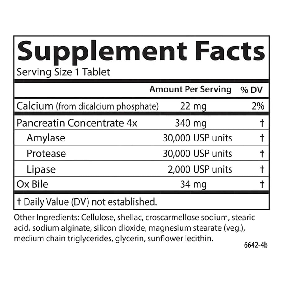 Enzimas Digestivas Naturales 250 Tabletas Soporte Digestivo Absorcion Nutrientes