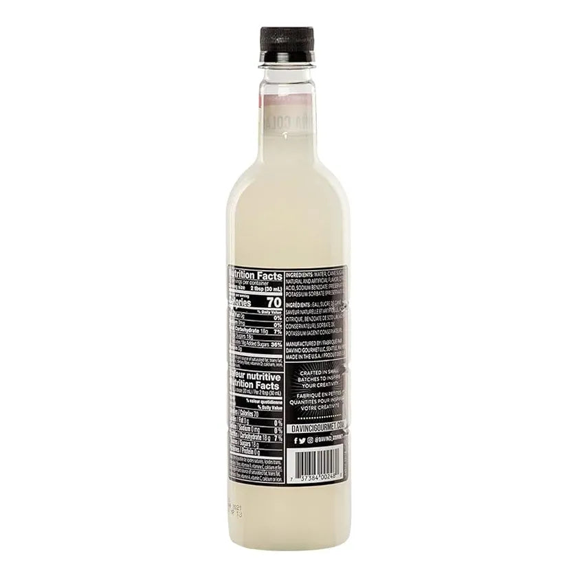 Jarabe Piña Colada DaVinci Gourmet 750 Ml Sabor Premium Para Bebidas Y Postres