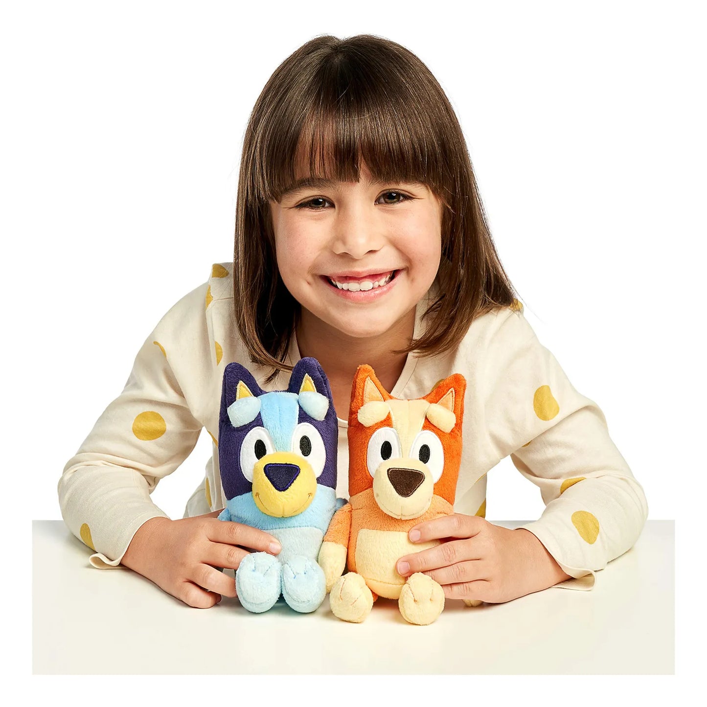 Peluche Bluey Y Bingo Cachorro 20 Cm Hipoalergénico Con Luces