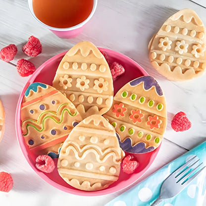 Waflera Eléctrica Waffle Wow Mini Para Gofres En Forma De Huevo De Pascua