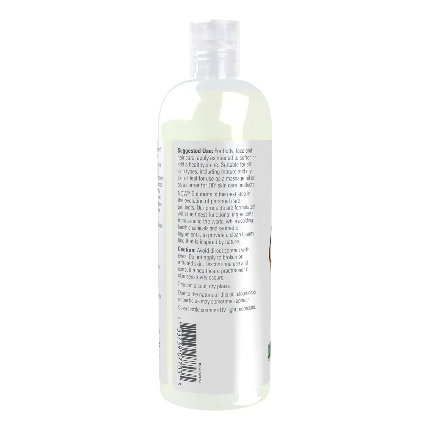 Aceite De Coco Líquido 473 Ml Orgánico Prensado En Frío Hidratación Profunda