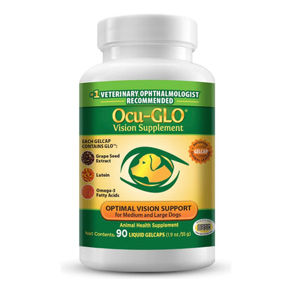 Ocu Glo Perros Medianos Grandes 90 Capsulas Suplemento Vision Canina