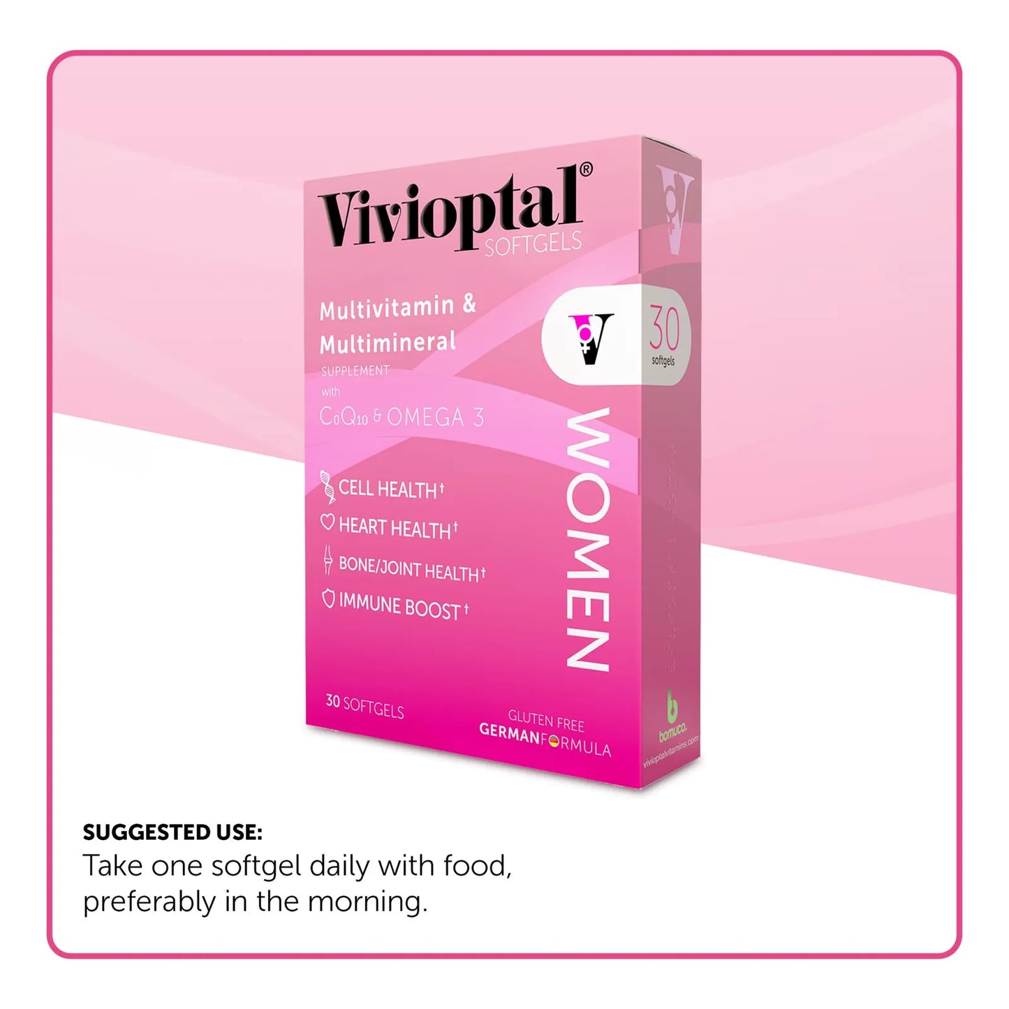 Multivitaminas Mujer 30 Capsulas Coq10 Omega 3 Suplemento Energia Y Belleza