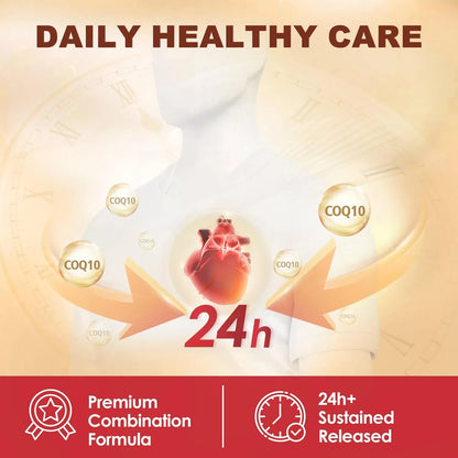 Coenzima Q10 400mg Con PQQ Omega 3 Y Vitamina E Suplemento Energía Cardíaca