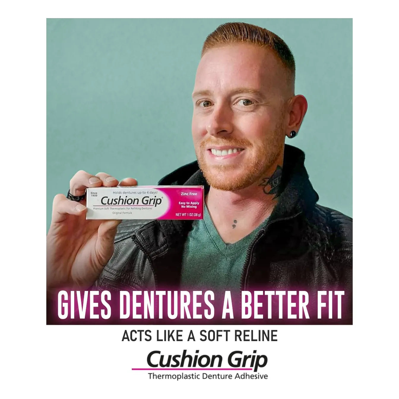 Adhesivo Termoplástico Cushion Grip Para Prótesis Ajuste Seguro Y Cómodo