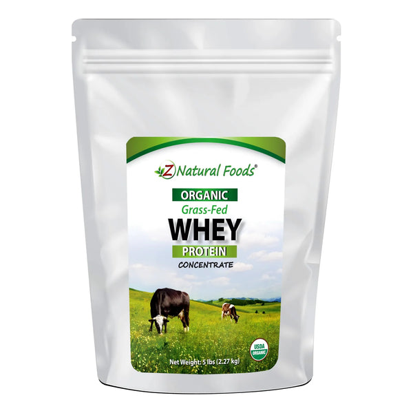 Proteina De Suero Organica En Polvo 5 Libras Alimentada Con Hierba Sin Sabor Sin Hormonas