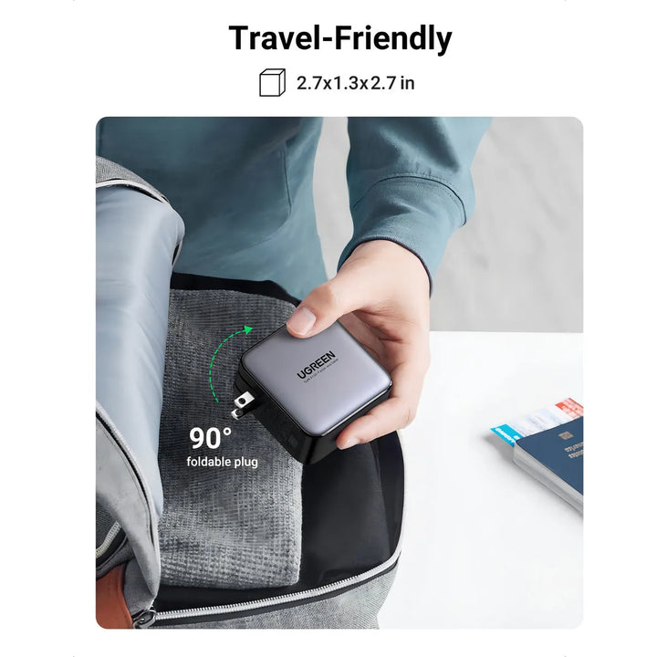 Cargador Ugreen Nexode 100w Tipo C Carga Rápida Portátil - Imagen 5