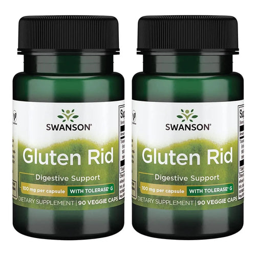 Tolerasa G 100 Mg 90 Cápsulas Vegetales Paquete Doble Sin Gluten