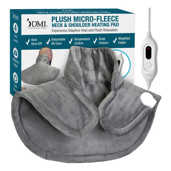 Almohadilla Térmica Con Peso Para Cuello Hombros Y Espalda 4 Niveles De Calor