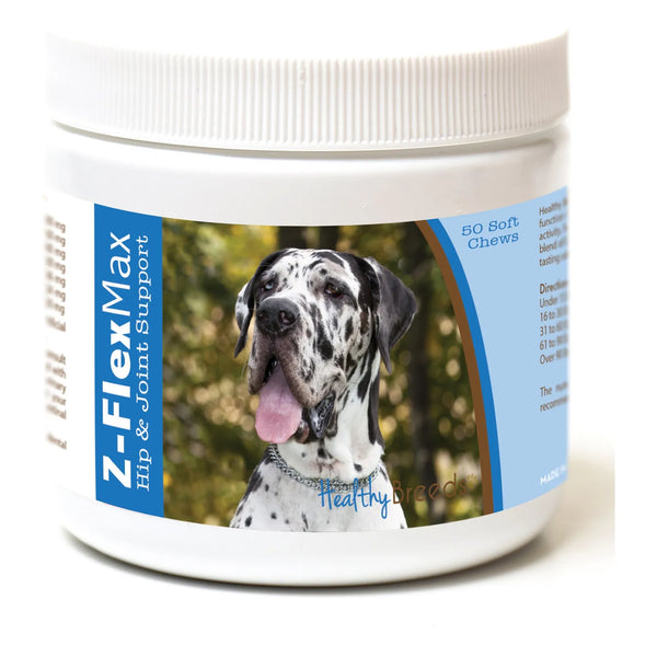 Great Dane Z Flex Max Masticables Suaves Para Cadera Y Articulaciones 50 Unidades
