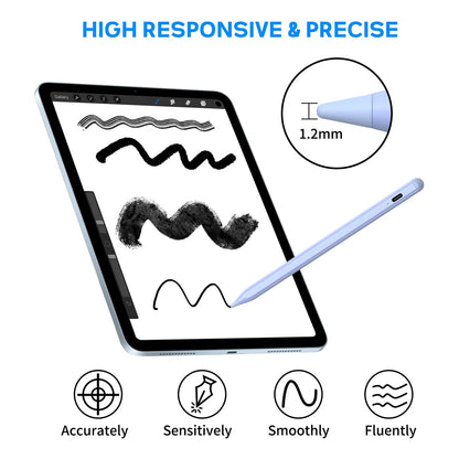 Lápiz Óptico Magnético Punta Fina Compatible Con iPad iPhone Tablets Android Precisión Y Estilo