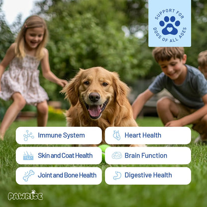 Multivitaminas Para Perros Cadera Articulaciones Piel 150 Masticables Importado Eeuu
