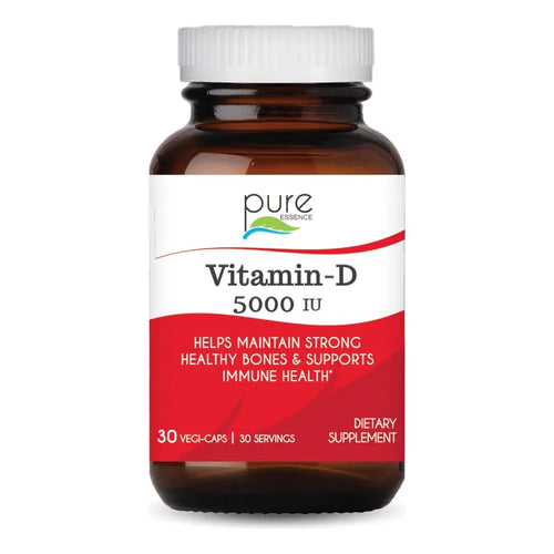 Vitamina D 5000 Ui Colecalciferol Pura 30 Cápsulas Naturales