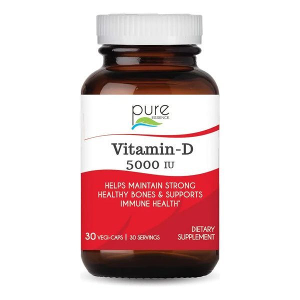 Vitamina D 5000 Ui Colecalciferol Pura 30 Cápsulas Naturales