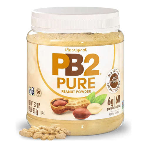Mantequilla De Mani En Polvo Natural Sin Azucar Pb2 4 Lb Deliciosa Y Saludable