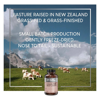 Capsulas De Higado Deshidratado De Res Alimentada Con Pasto Superalimento Nutritivo