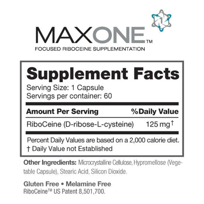 Ribose Capsulas Vegetales 60 Unidades Suplemento Energia Y Antienvejecimiento