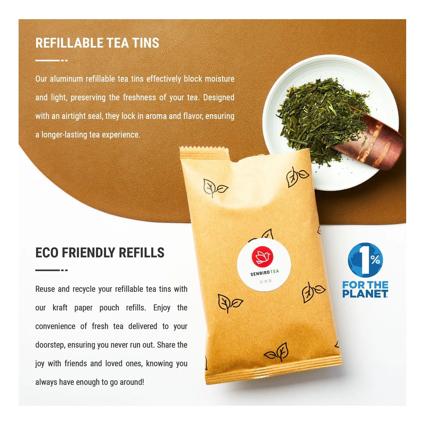 Té Verde Orgánico Sencha Con Matcha De Kioto En Lata Hermética 100g