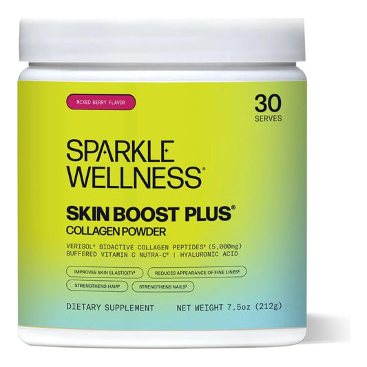Sparkle Skin Boost Plus Suplemento Para Piel Cabello Y Uñas Con Colageno Y Acido Hialuronico