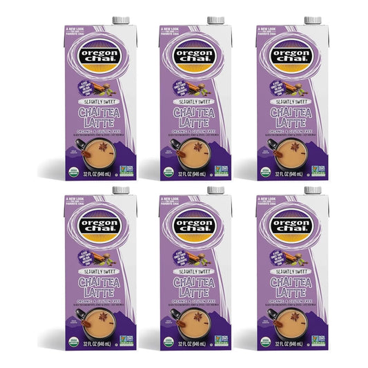 Té Chai Concentrado Líquido Dulce 946 Ml Pack X6 Oregon Chai Negro Especiado
