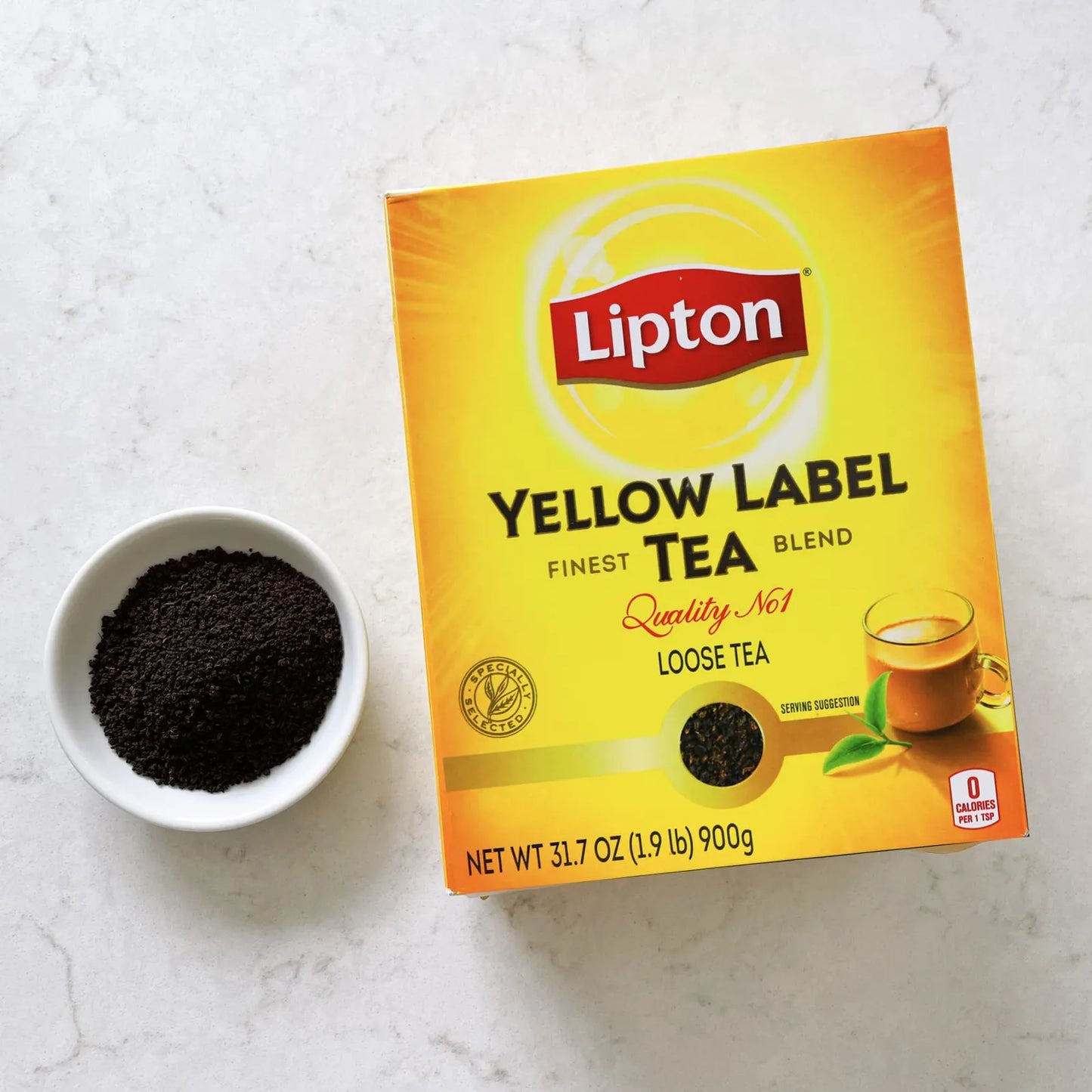 Té Lipton Yellow Label International Blend 900g Sabor Suave Aromático