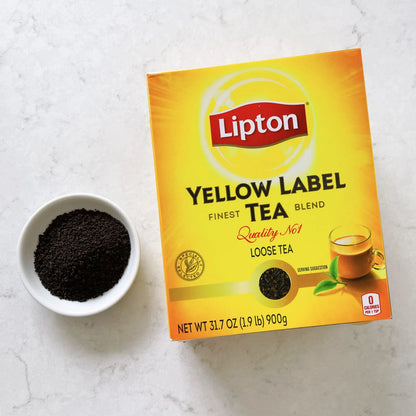 Té Lipton Yellow Label International Blend 900g Sabor Suave Aromático
