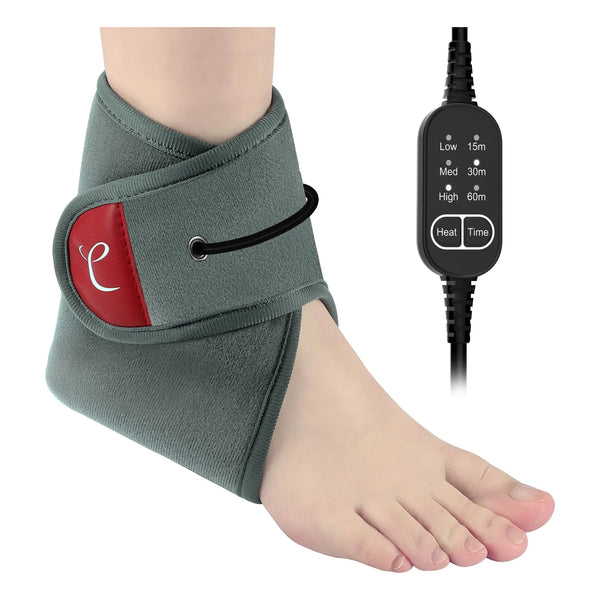 Almohadilla Termica Portatil USB Para Tobillo Y Pies Con 3 Niveles De Calor Alivio Dolor Tendinitis
