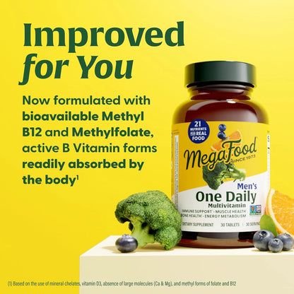 Tabletas Energizantes Multivitamínico Para Hombres Con Vitaminas B12 B6 D3 Y Zinc