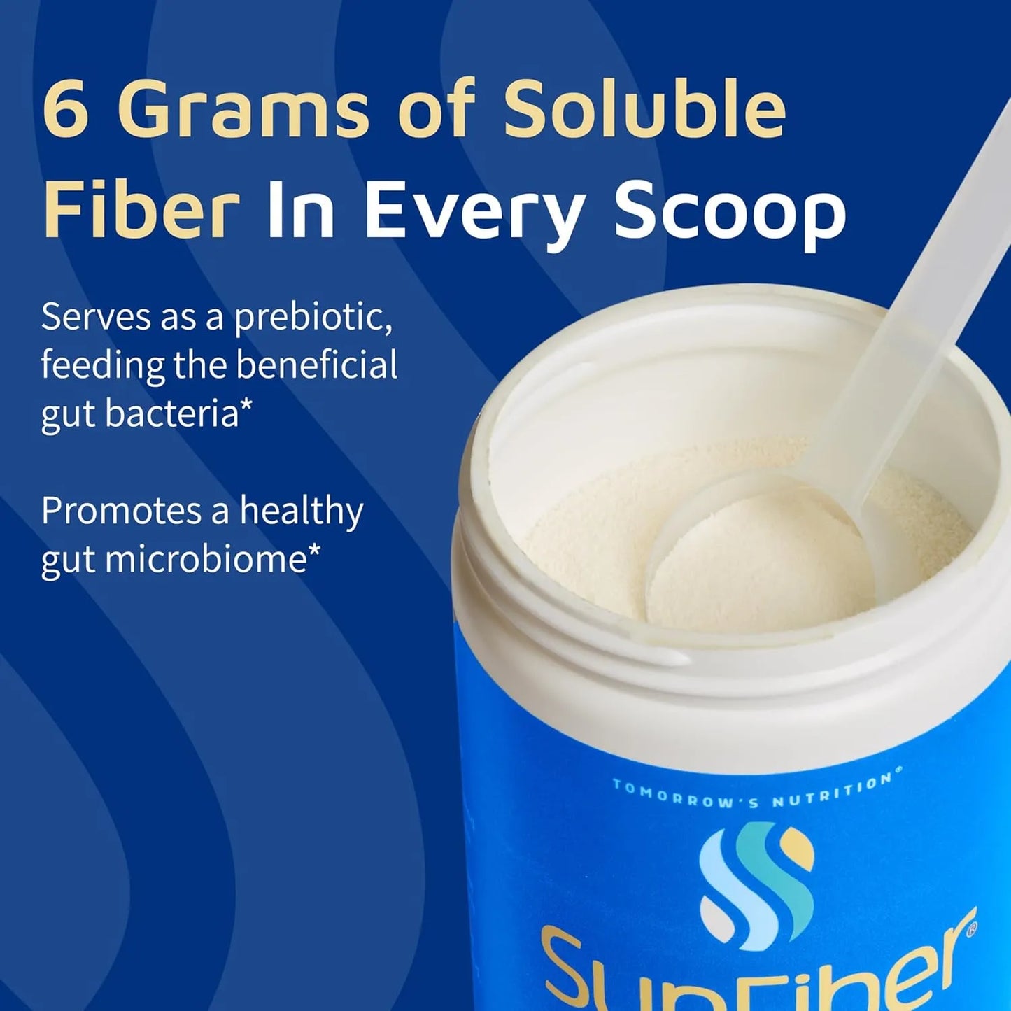 SunFiber Fibra Prebiótica Soluble Para Bienestar Digestivo Con Goma Guar Vegano 30 Porciones