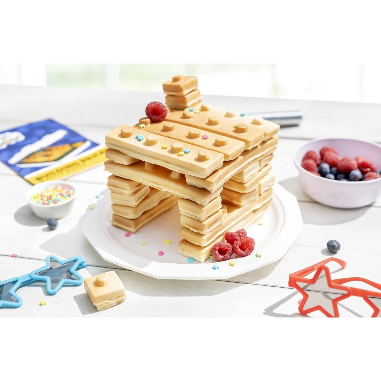Waflera Electrica De Ladrillos CucinaPro Desayunos Divertidos Y Creativos