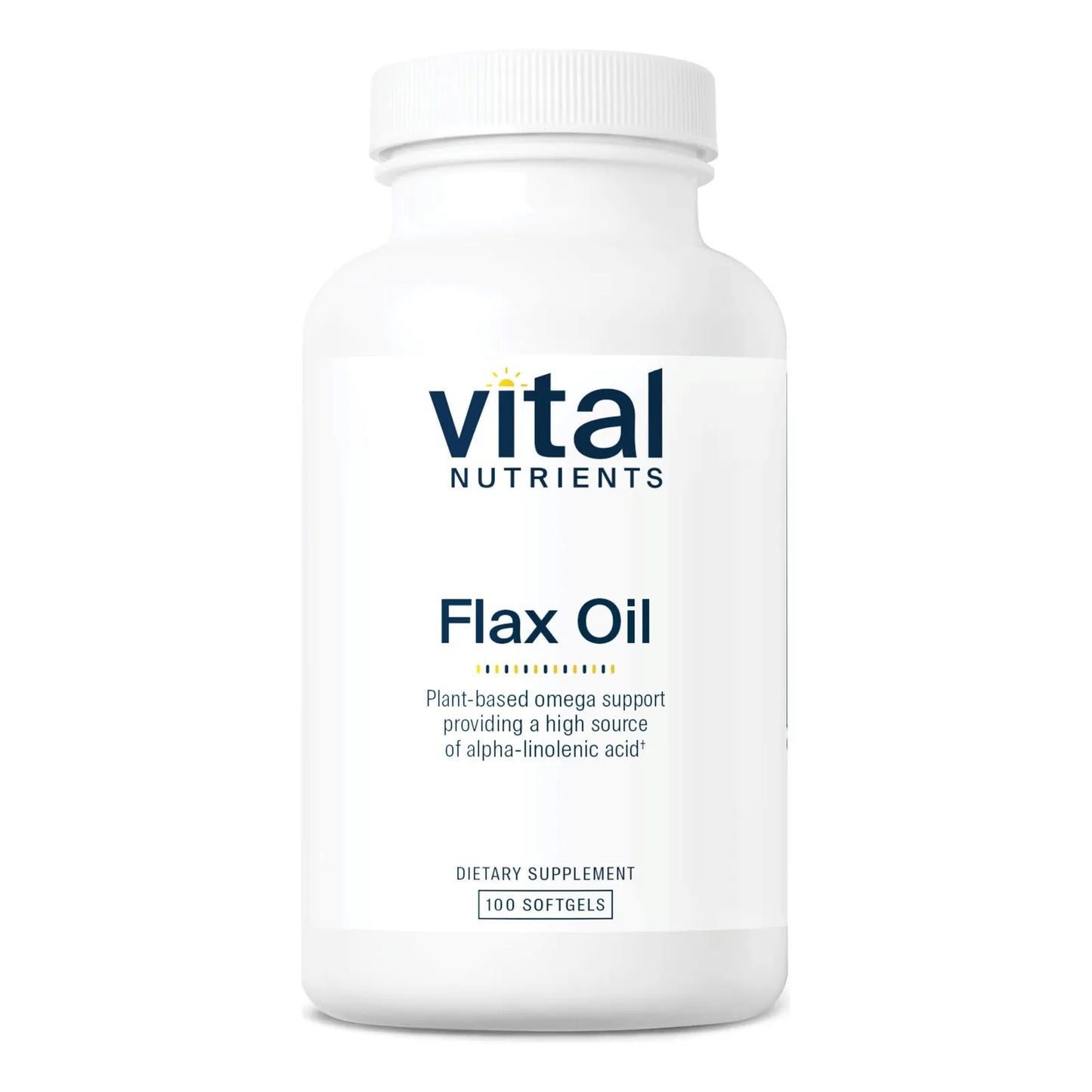 Aceite De Semilla De Lino Prensado En Frio 3000 Mg Con Alta Concentracion De ALA Para Corazon Y Articulaciones 100 Capsulas