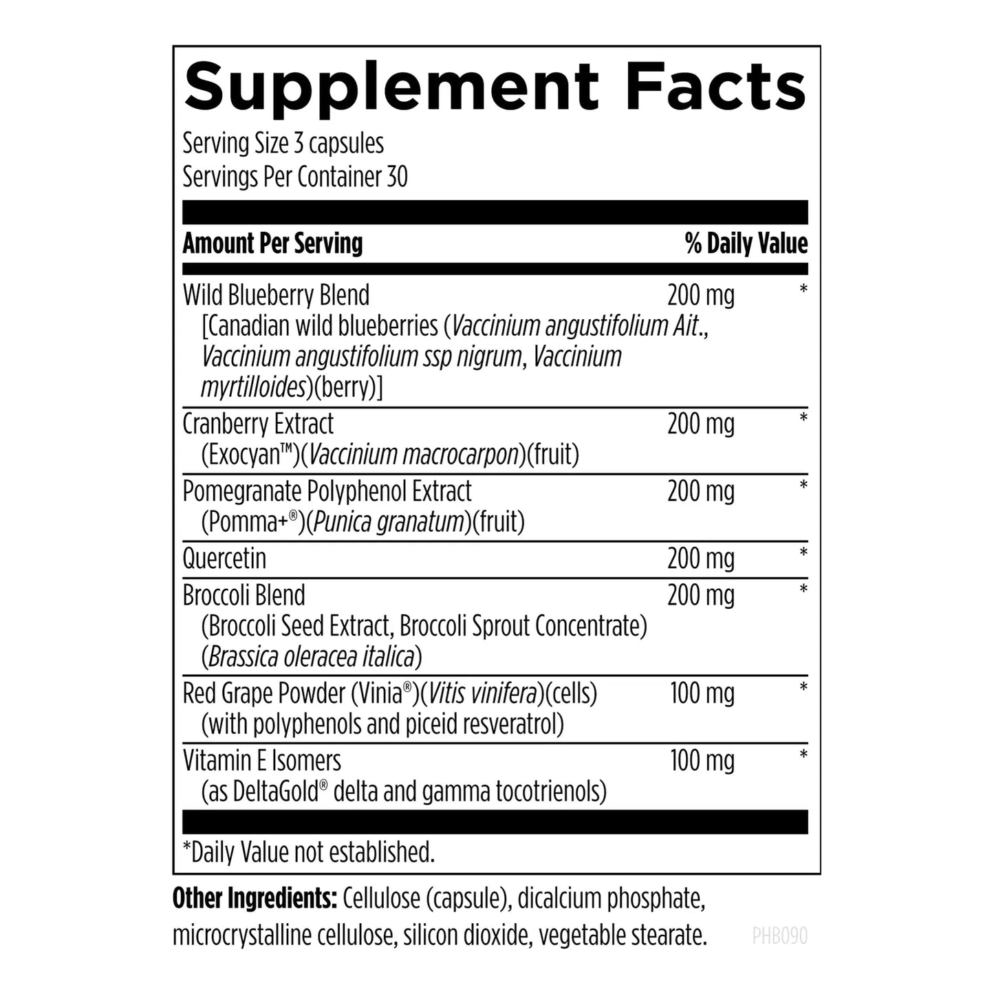 Suplemento De Polifenoles PhytoBiome Para Microbioma Intestinal 90 Cápsulas