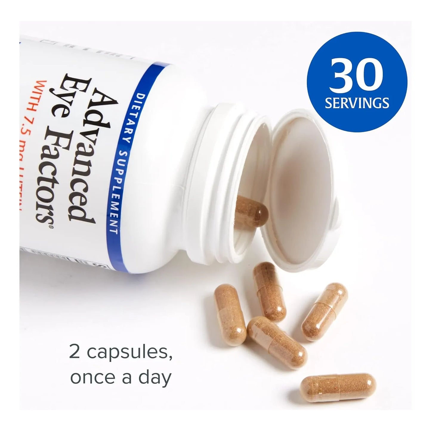 Luteina Y Zeaxantina Advanced Eye Factors 60 Capsulas Antioxidante Ocular